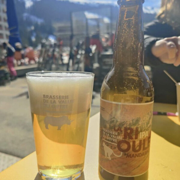 bière artisanale de la brasserie Vallée du Giffre - La Rioule Mandarina par adopte un brasseur