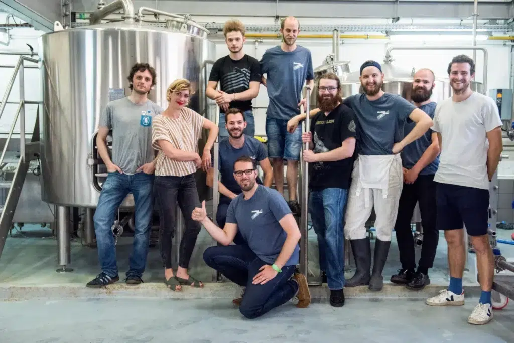 équipe brasserie Bapbap - visite de brasserie et dégustation bière cadeau